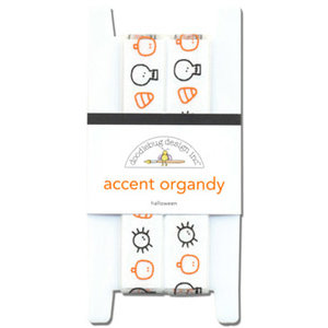 Doodlebug Designs - Accent Organdy Ribbon - Halloween Collection, CLEARANCE