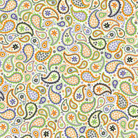 Doodlebug Designs - Patterned Paper - Halloween Collection - Playful Paisley, CLEARANCE