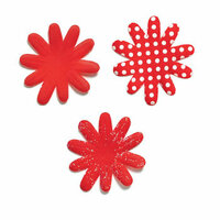 Doodlebug Designs - Silk Flowers - Ladybug, CLEARANCE