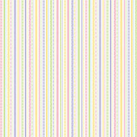 Doodlebug Design - Baby Girl Collection - 12x12 Paper - Baby Girl Ribbon Stripe
