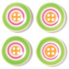 Doodlebug Designs - Striped Buttons - Tropical, CLEARANCE