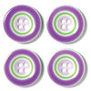 Doodlebug Designs - Striped Buttons - Lime Rickey, CLEARANCE