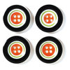 Doodlebug Designs - Striped Buttons - Halloween Collection, CLEARANCE