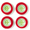 Doodlebug Designs - Striped Buttons - Christmas Collection, CLEARANCE