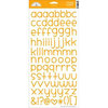 Doodlebug Design - Alphabet Cardstock Stickers - Simply Sweet - Tangerine