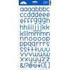 Doodlebug Design - Alphabet Cardstock Stickers - Simply Sweet - Blue Jean