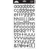 Doodlebug Design - Alphabet Cardstock Stickers - Simply Sweet - Beetle Black