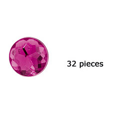 Doodlebug Design - Jewels Adhesive Rhinestones - Bubblegum, CLEARANCE