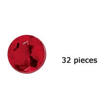 Doodlebug Design - Jewels Adhesive Rhinestones - Ladybug, CLEARANCE