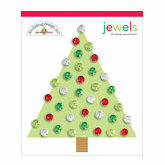 Doodlebug Designs - Jewel Assortments - Christmas Assortment, CLEARANCE