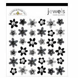 Doodlebug Designs - Jewel Assortments - Tuxedo Assortment, CLEARANCE