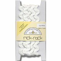 Doodlebug Design Cotton Rick Rack - Lily White