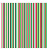 Doodlebug Design - Christmas Collection - 12x12 Accent Paper - Candy Cane Stripe