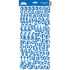 Doodlebug Design - Loopy Lou Alphabet Cardstock Stickers - Blue Jean