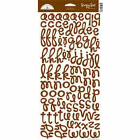 Doodlebug Designs - Loopy Lou Alphabet Cardstock Stickers - Bon Bon