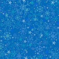 Doodlebug Design - Cold Spell Winter Collection - 12x12 Paper - Blizzard