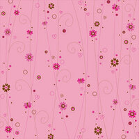 Doodlebug Design - Love Spell Valentine's Day Collection - 12x12 Paper - Cherry Blossoms