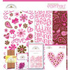 Doodlebug Designs - Love Spell Valentine's Day Collection - 12x12 Essentials Kit - Love Spell