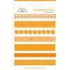 Doodlebug Designs - Boutique Trims - Assorted Ribbon - Tangerine, CLEARANCE