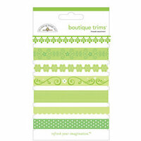 Doodlebug Designs - Boutique Trims - Assorted Ribbon - Limeade