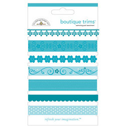 Doodlebug Designs - Boutique Trims - Assorted Ribbon - Swimming Pool