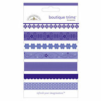 Doodlebug Designs - Boutique Trims - Assorted Ribbon - Lilac, CLEARANCE