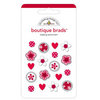 Doodlebug Designs - Boutique Brads - Assorted Brads - Ladybug, CLEARANCE
