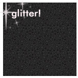 Doodlebug Designs - Sugar Coated Cardstock - 12x12 Spot Glittered Cardstock - Beetle Black Daydream