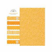 Doodlebug Design - Potpourri - 6 x 6 Paper Assortment - Tangerine, CLEARANCE