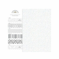 Doodlebug Design - Potpourri - 6 x 6 Paper Assortment - Lily White, CLEARANCE
