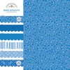Doodlebug Design - Potpourri - 12 x 12 Paper Assortment - Blue Jean