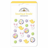 Doodlebug Design - Boutique Brads - Assorted Brads - Easter, CLEARANCE
