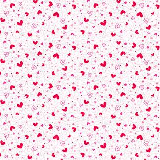 Doodlebug Design - True Love Collection - Valentines - 12 x 12 Velvet Flocked Paper - Love Potion