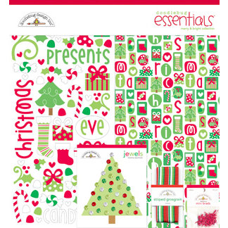 Doodlebug Design - Merry and Bright Collection - Christmas - Essentials Kit