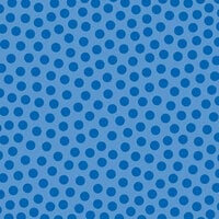Doodlebug Design - La Di Dots - 12 x 12 Velvet Flocked Paper - Blue Jean, CLEARANCE