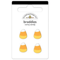 Doodlebug Design - Halloween - Brads - Corny Candy Braddies