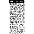 Doodlebug Design - Candy Shoppe Collection - Alphabet Cardstock Stickers - Beetle Black