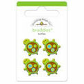 Doodlebug Design - Key Lime Collection - Brads - Turtles Braddies, CLEARANCE