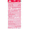 Doodlebug Design - Candy Shoppe Collection - Sugar Coated Alphabet Cardstock Stickers - Ladybug, CLEARANCE