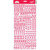 Doodlebug Design - Candy Shoppe Collection - Sugar Coated Alphabet Cardstock Stickers - Ladybug, CLEARANCE