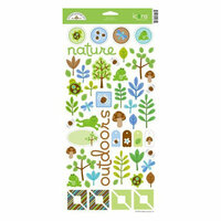 Doodlebug Design - Key Lime Collection - Cardstock Stickers - Icons