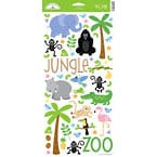 Doodlebug Design - Zoofari Collection - Cardstock Stickers - Jungle Icons