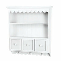 Doodlebug Design - Fashion Furnishings Collection - Collectable Cupboard - White