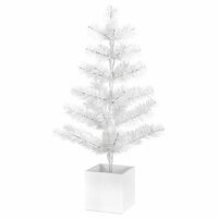 Doodlebug Design - Plain and Simple Collection - Holiday Tree - White