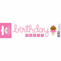 Doodlebug Design - Headlines Collection - Cardstock Stickers - Birthday Girl
