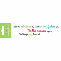 Doodlebug Design - Expressions Collection - Christmas - Rub Ons - Tis The Season