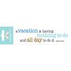 Doodlebug Design - Expressions Collection - Rub Ons - Vacation