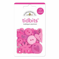 Doodlebug Design - Tidbits Embellishment Packs - Bubblegum Assortment, CLEARANCE