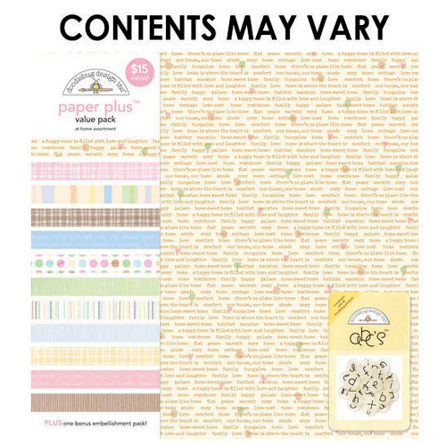 Doodlebug Design - Paper Plus Value Pack - At Home Assortment