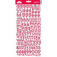 Doodlebug Design - Jack and Jill Collection - Alphabet Cardstock Stickers - Ladybug
